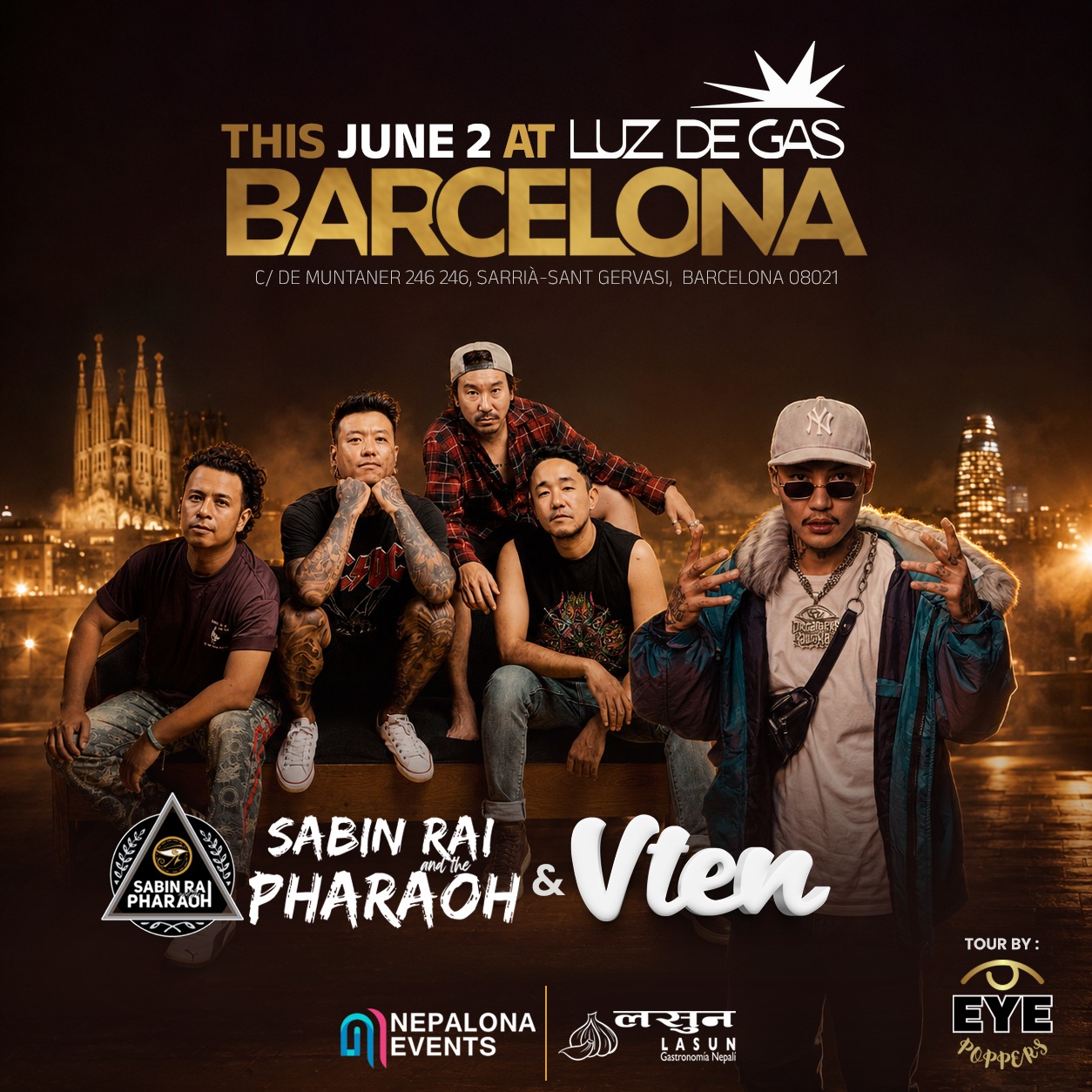 SABIN RAI &amp; THE PHARAOH with VTEN