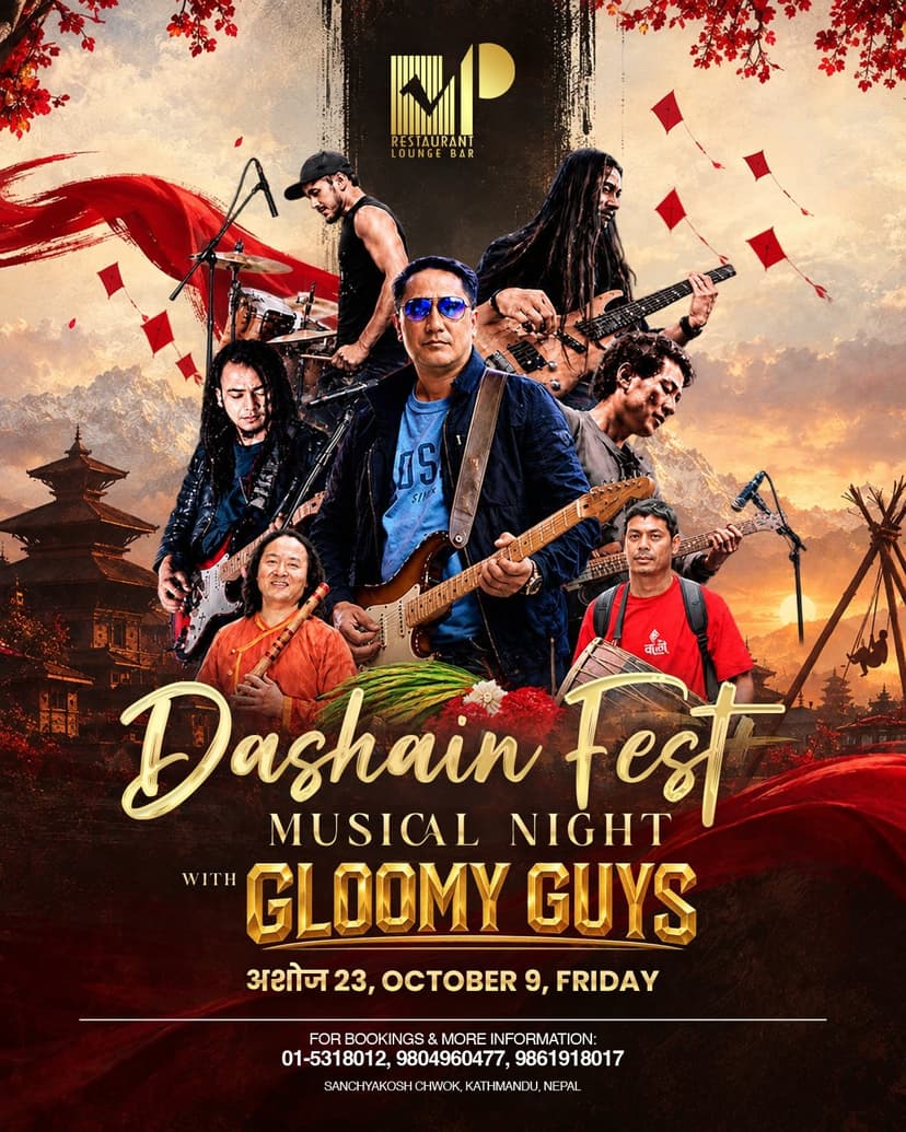 Dashain Fest – Musical Night with Gloomy Guys